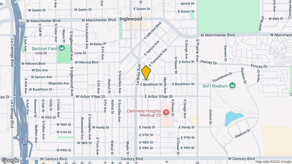 241 E Buckthorn St Mapa y Detalles de la Ubicación