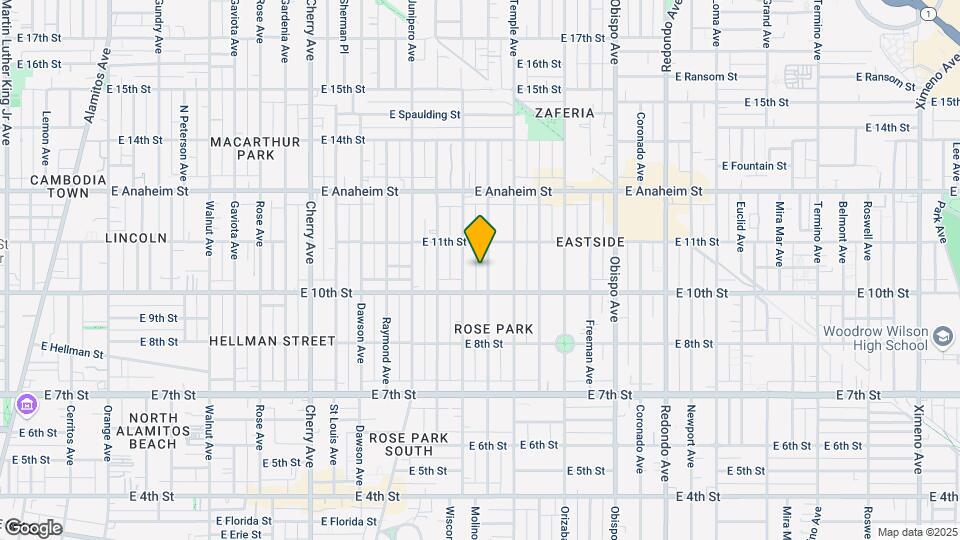 1045 Ohio Ave Mapa y Detalles de la Ubicación