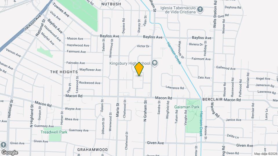 1205 Bradbury Cove Map and Location Details