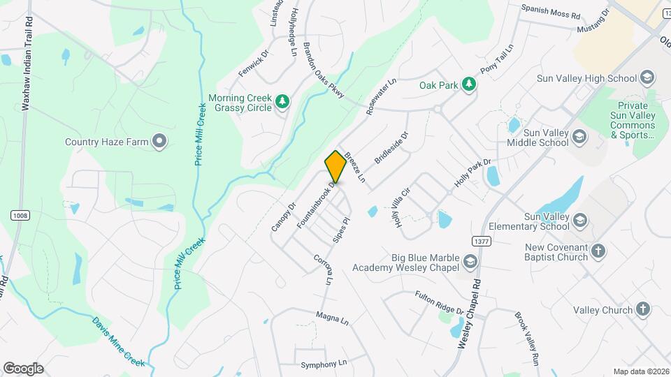 4001 Fountainbrook Dr Map and Location Details