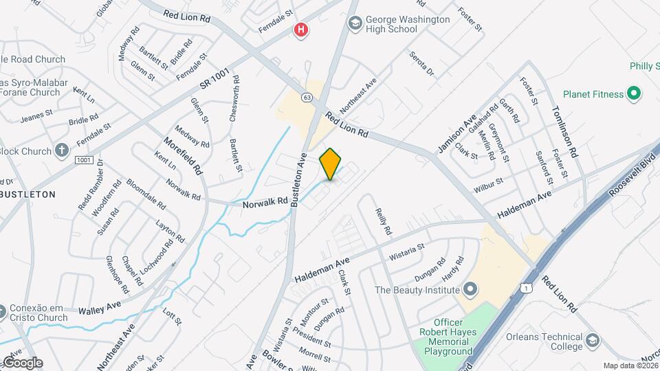 9921 Bustleton Ave, Unit R-10 Mapa y Detalles de la Ubicación