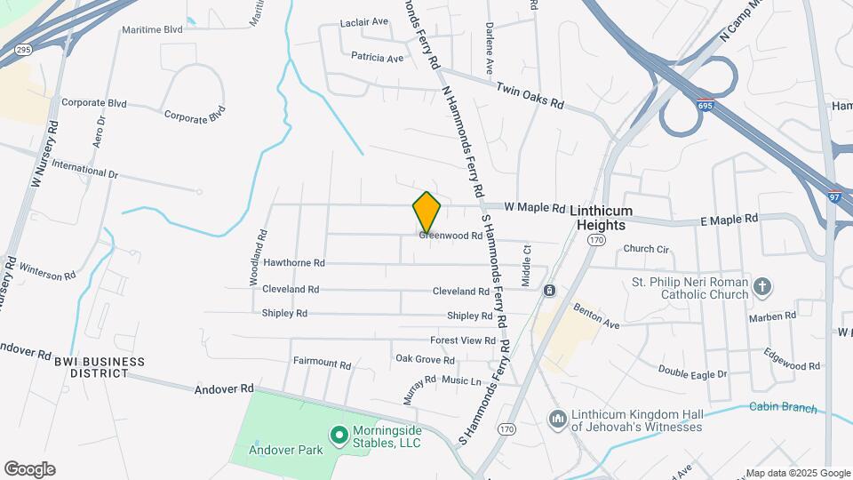 427 Greenwood Rd Map and Location Details