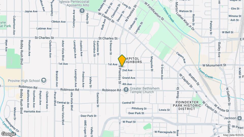 326 S Prentiss St Mapa y Detalles de la Ubicación