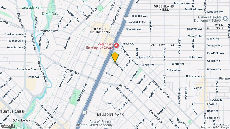5044 Pershing St Map and Location Details