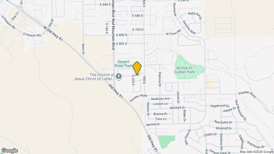 348 E 1060 S Map and Location Details