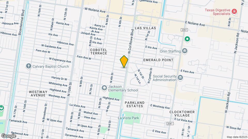 206 W Esperanza Ave Map and Location Details