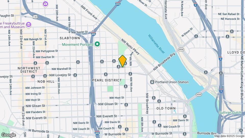 1001 NW Lovejoy St, Unit #TH802 Map and Location Details