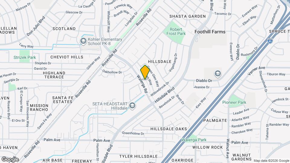 5912 Walerga Rd Map and Location Details