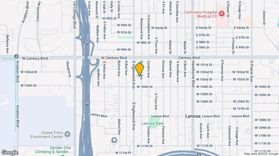 10301 Dalerose Ave Map and Location Details