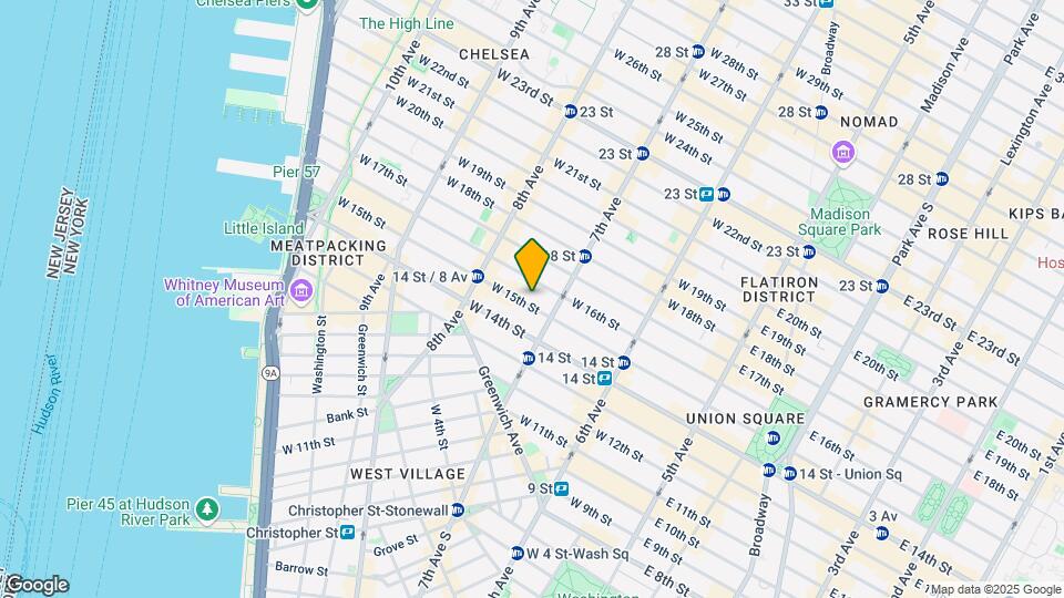 219 W 15th St Map and Location Details