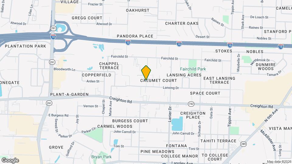 7104 Cedar Grv Wy Mapa y Detalles de la Ubicación