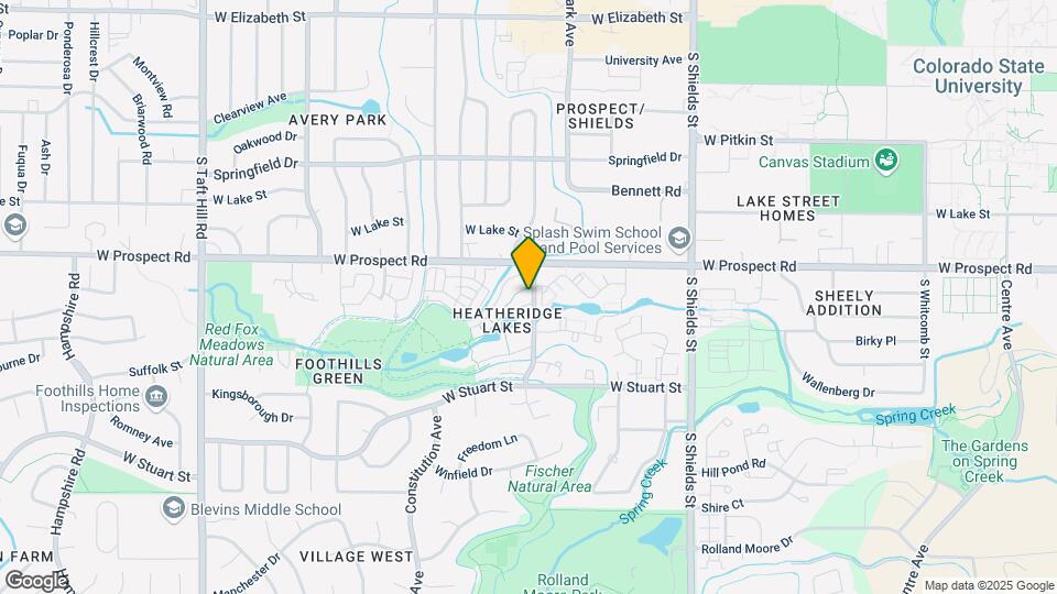 1705 Heatheridge Rd Map and Location Details