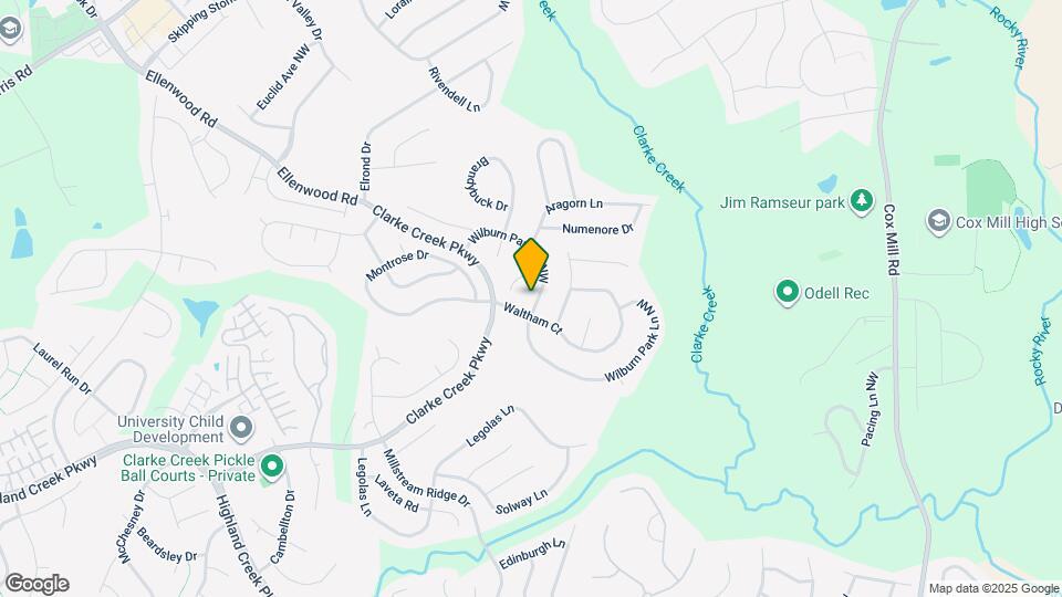 1622 Wilburn Park Ln NW Map and Location Details
