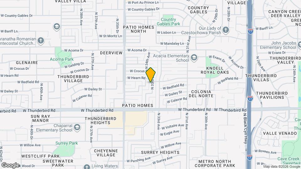 14028 N 33rd Dr Map and Location Details