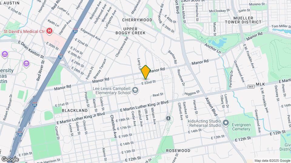 2718 E 22nd St Map and Location Details