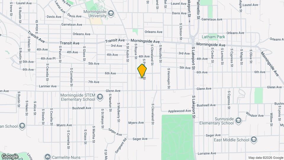 2317 S Patterson St Map and Location Details