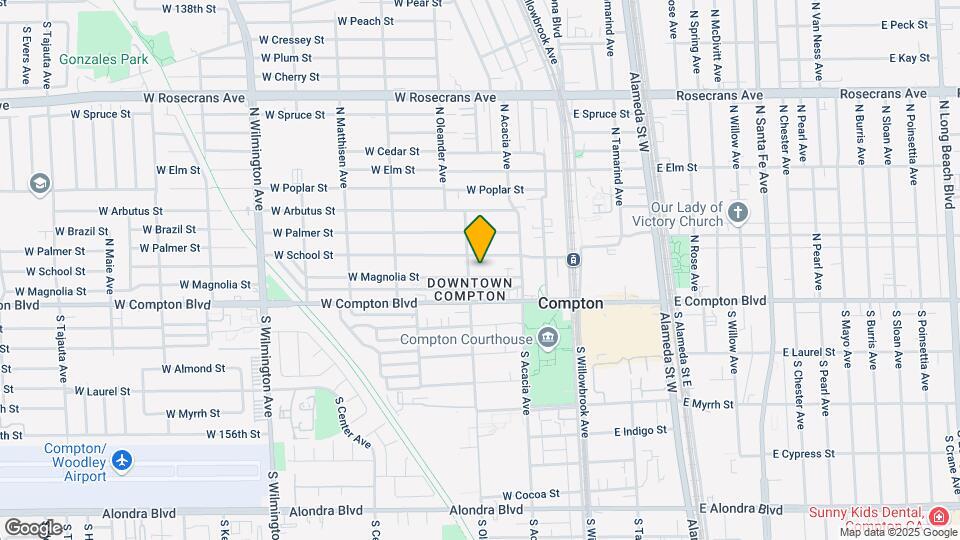341 W Magnolia St Map and Location Details
