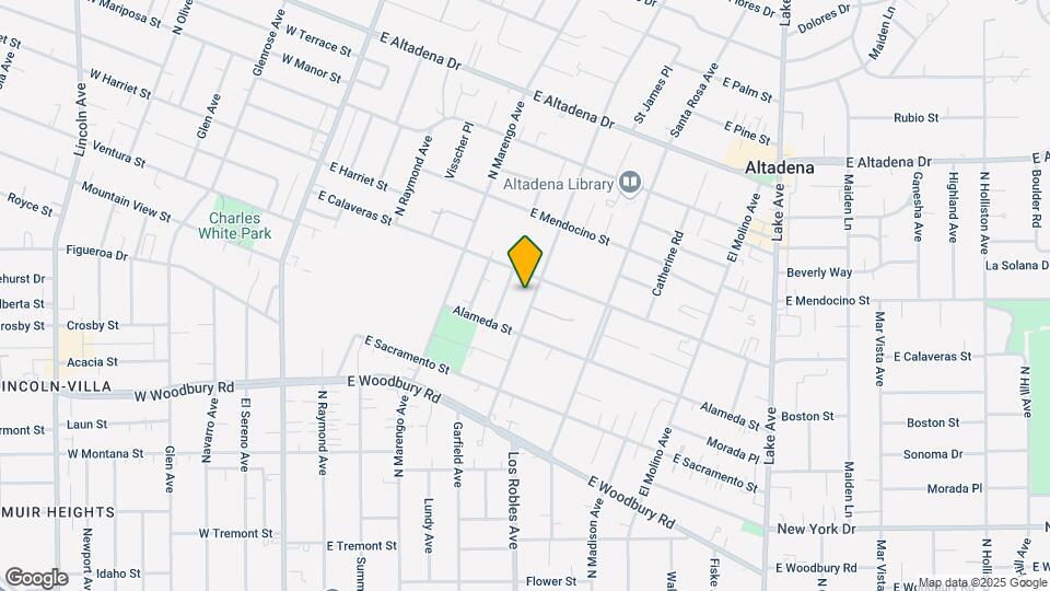 2347 Santa Anita Ave Map and Location Details