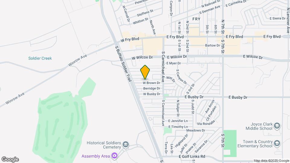 301 W Brown Dr Map and Location Details