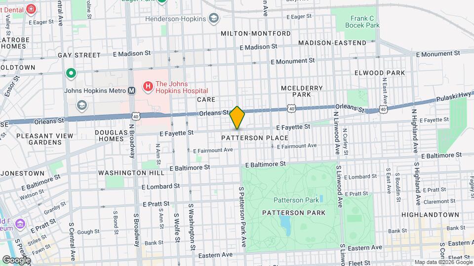 2245 E Fayette St Map and Location Details