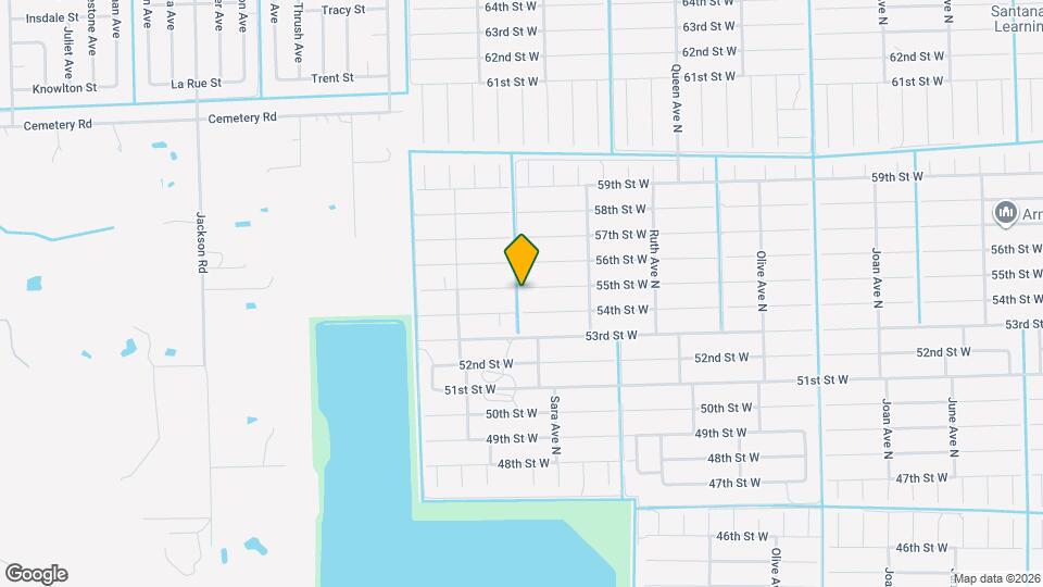 3421 55th St W Map and Location Details
