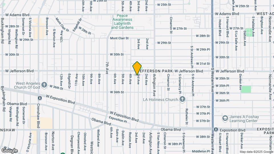 3425 3rd Ave Map and Location Details
