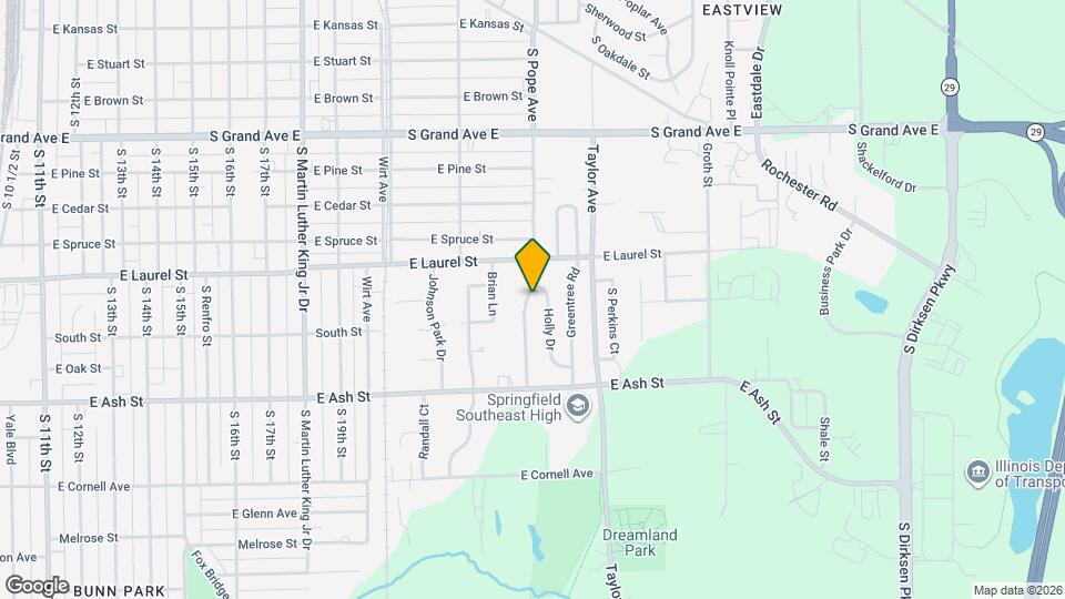 1816 S Pope Ave Map and Location Details