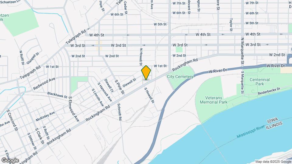 1834 Rockingham Rd Mapa y Detalles de la Ubicación
