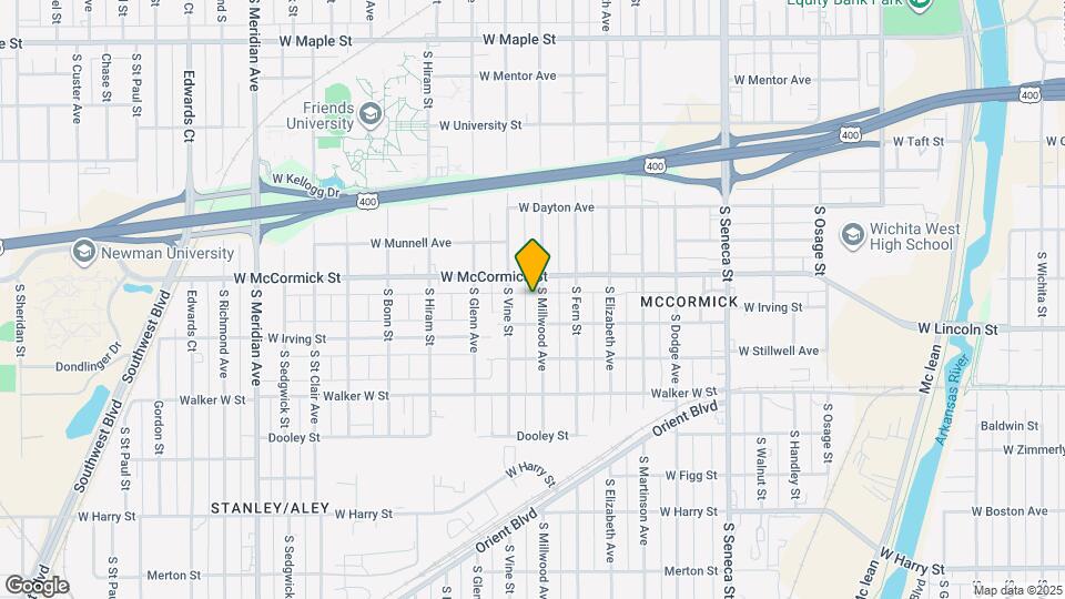 1023 S Millwood Ave Map and Location Details