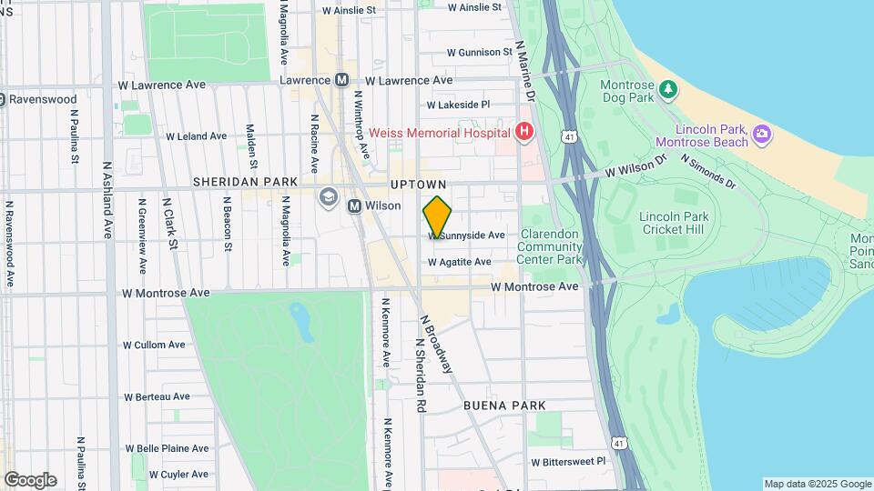 939 W Sunnyside Ave, Unit 3 Mapa y Detalles de la Ubicación