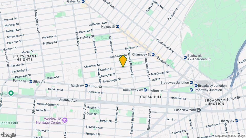 344 Marion St Mapa y Detalles de la Ubicación