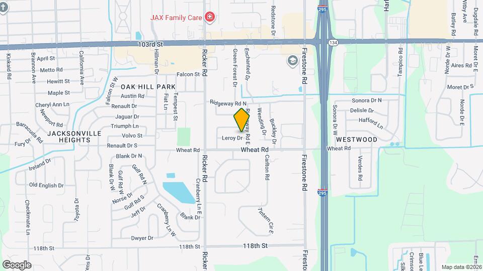 7415 Leroy Dr Map and Location Details