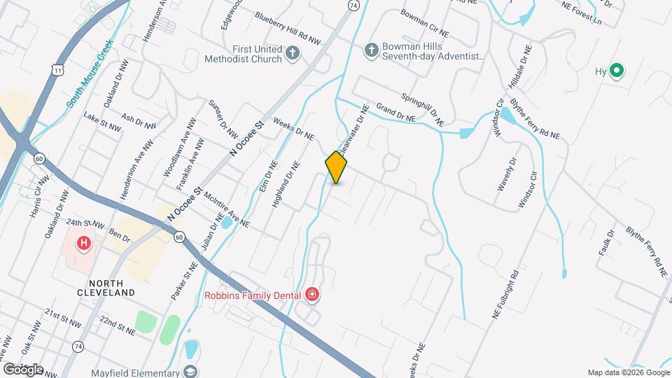 3010 Clearwater Dr NE Map and Location Details