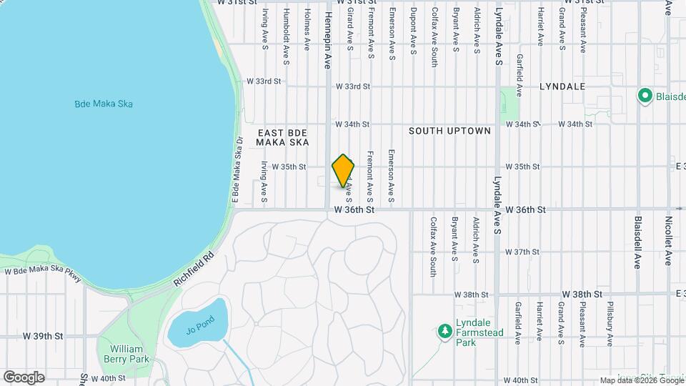 3536 /3538 Girard Ave S, Unit 3538 Map and Location Details