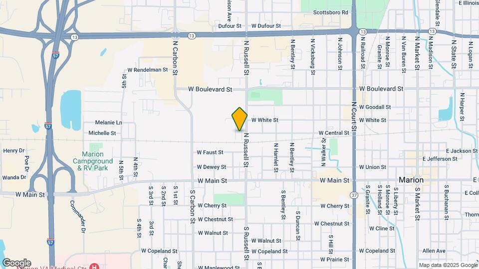 1503 W Central St Map and Location Details