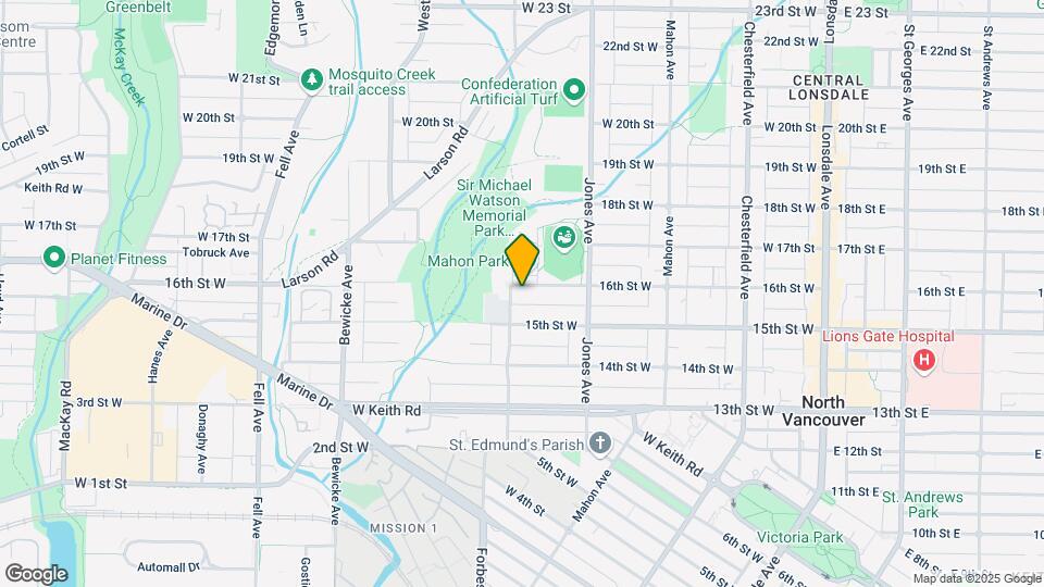 461 16th St W Map and Location Details
