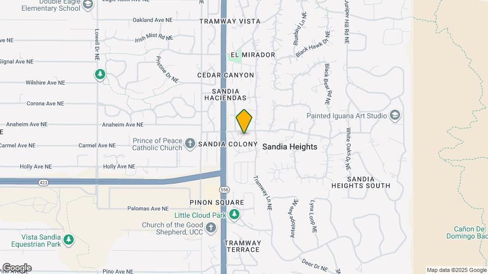 820 Live Oak Rd NE Map and Location Details