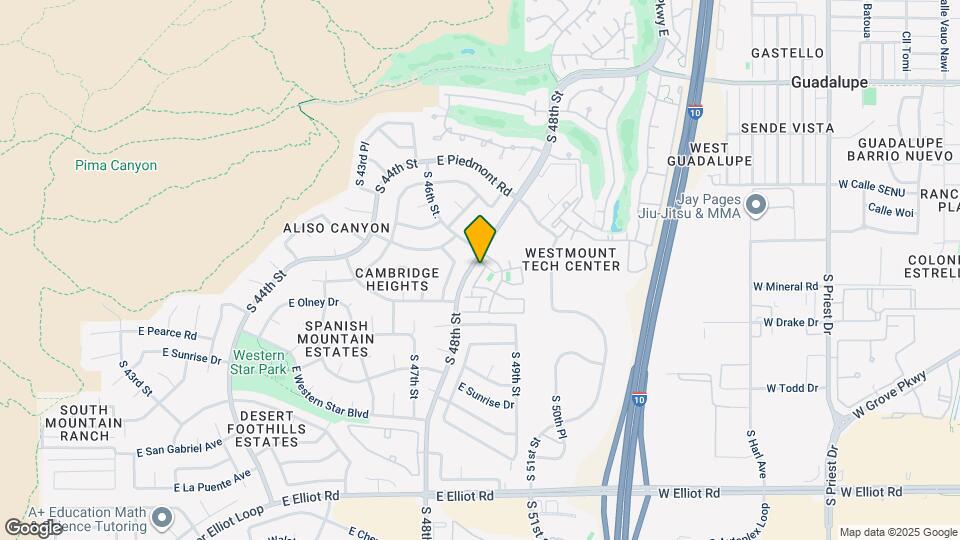 9830 S 48th Way Map and Location Details