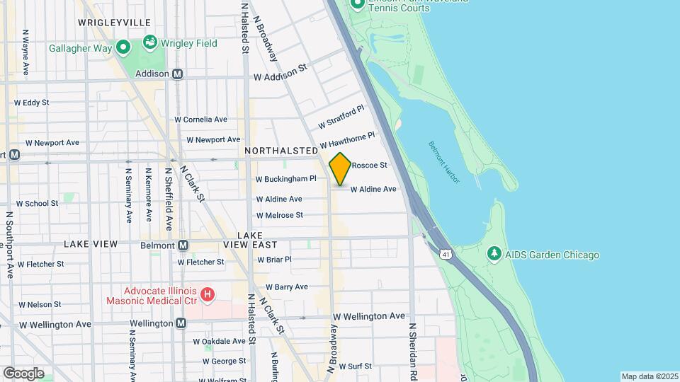 563 W Aldine Ave Mapa y Detalles de la Ubicación