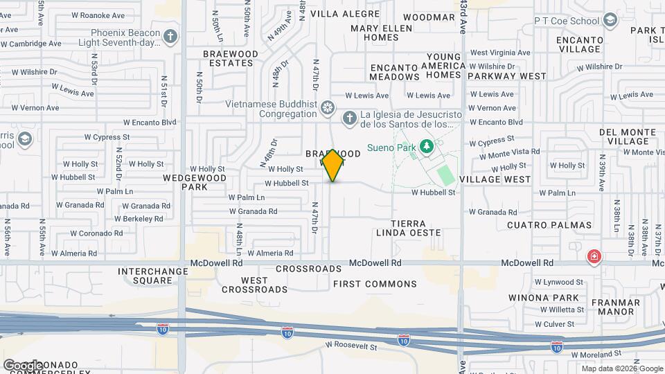 4649 W Hubbell St Map and Location Details