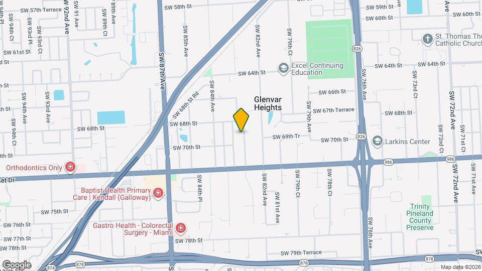 6920 SW 82nd Ct Map and Location Details