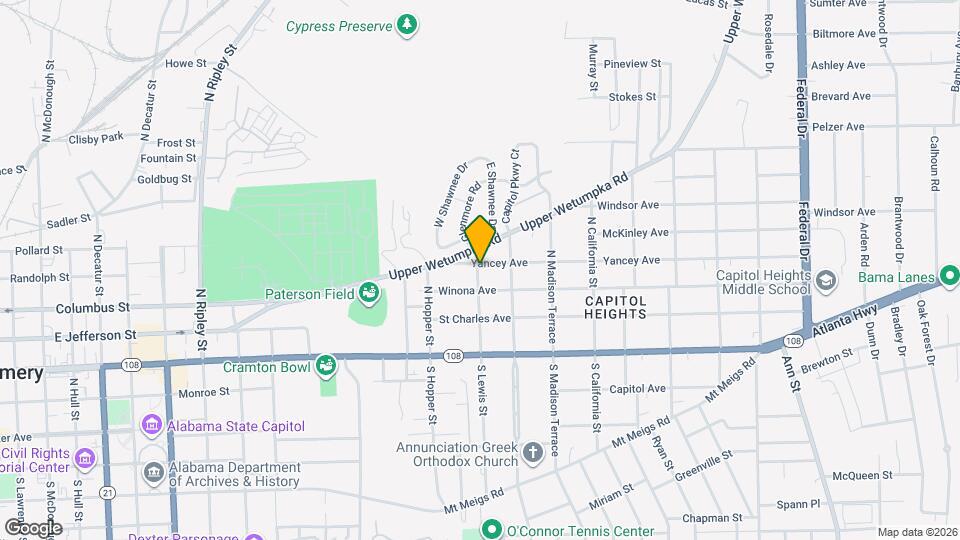 218 N Lewis St Map and Location Details