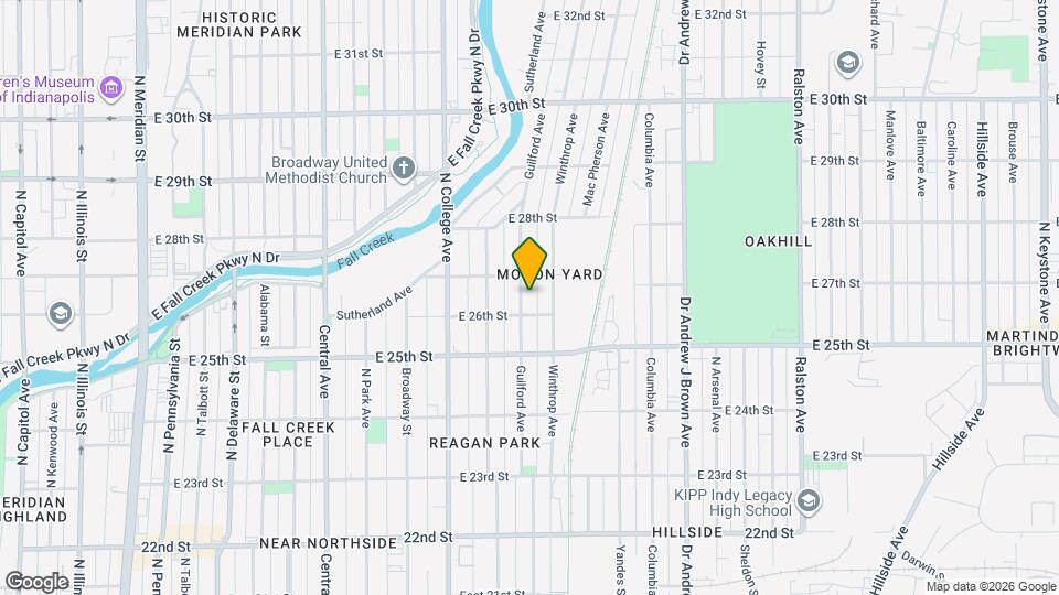 2619 Guilford Ave Map and Location Details