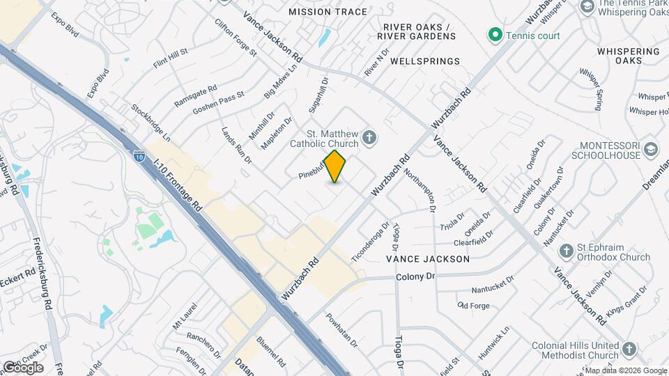 10406 Greenbay Dr Map and Location Details