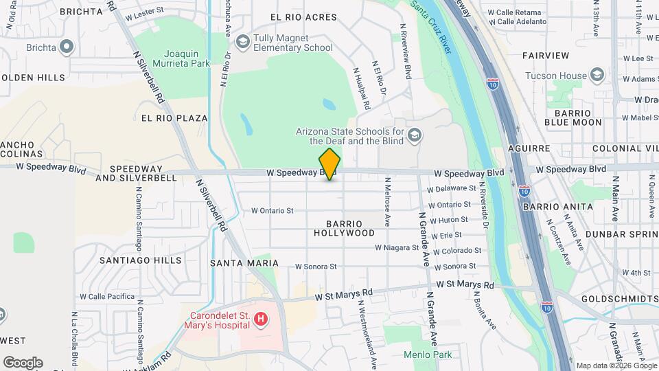 1426 W Delaware St Map and Location Details