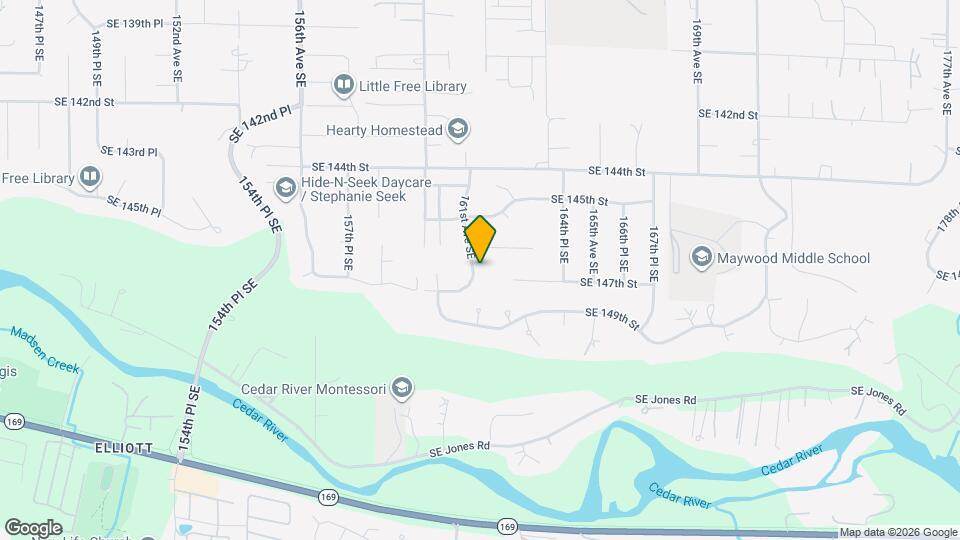 14624 161st Ave SE Map and Location Details
