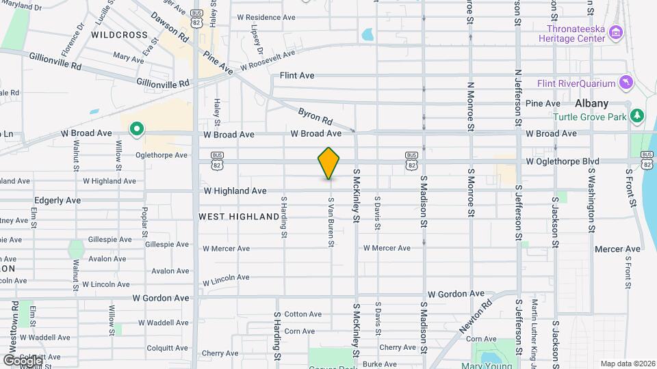 801 W Highland Ave Mapa y Detalles de la Ubicación