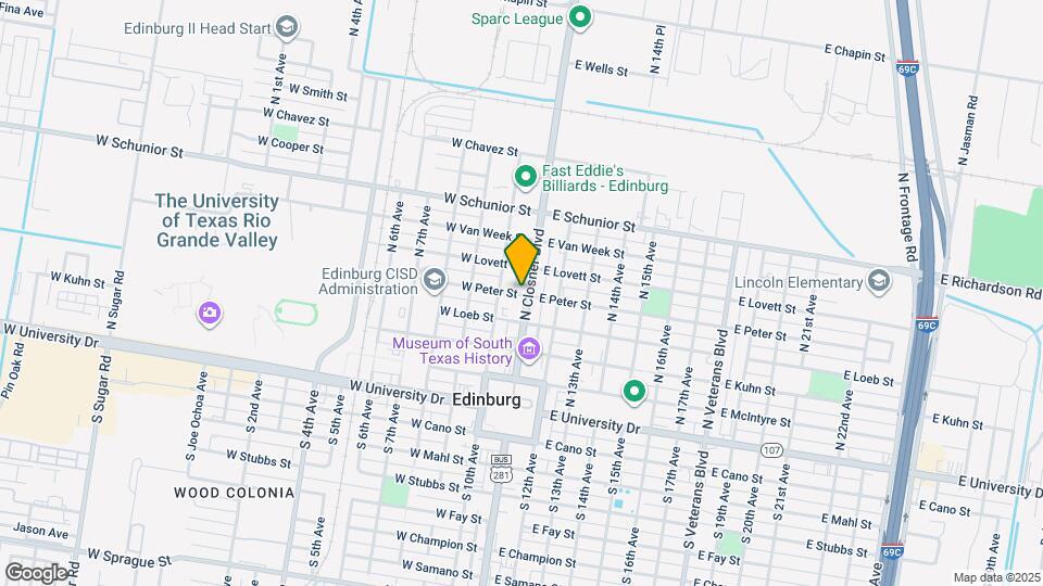 9 W Kenwood St Map and Location Details