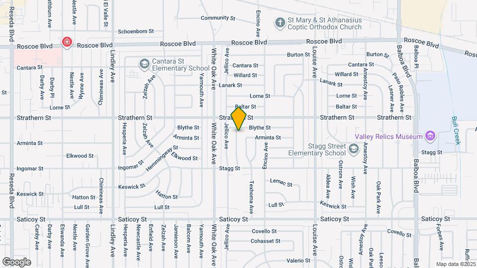 7920 Shoshone Ave Map and Location Details