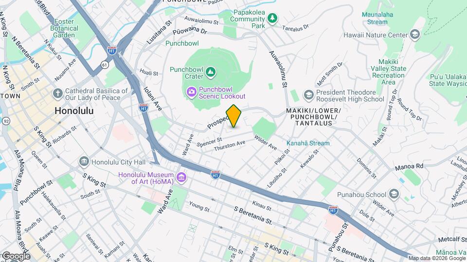 1031 Maunaihi Pl Map and Location Details